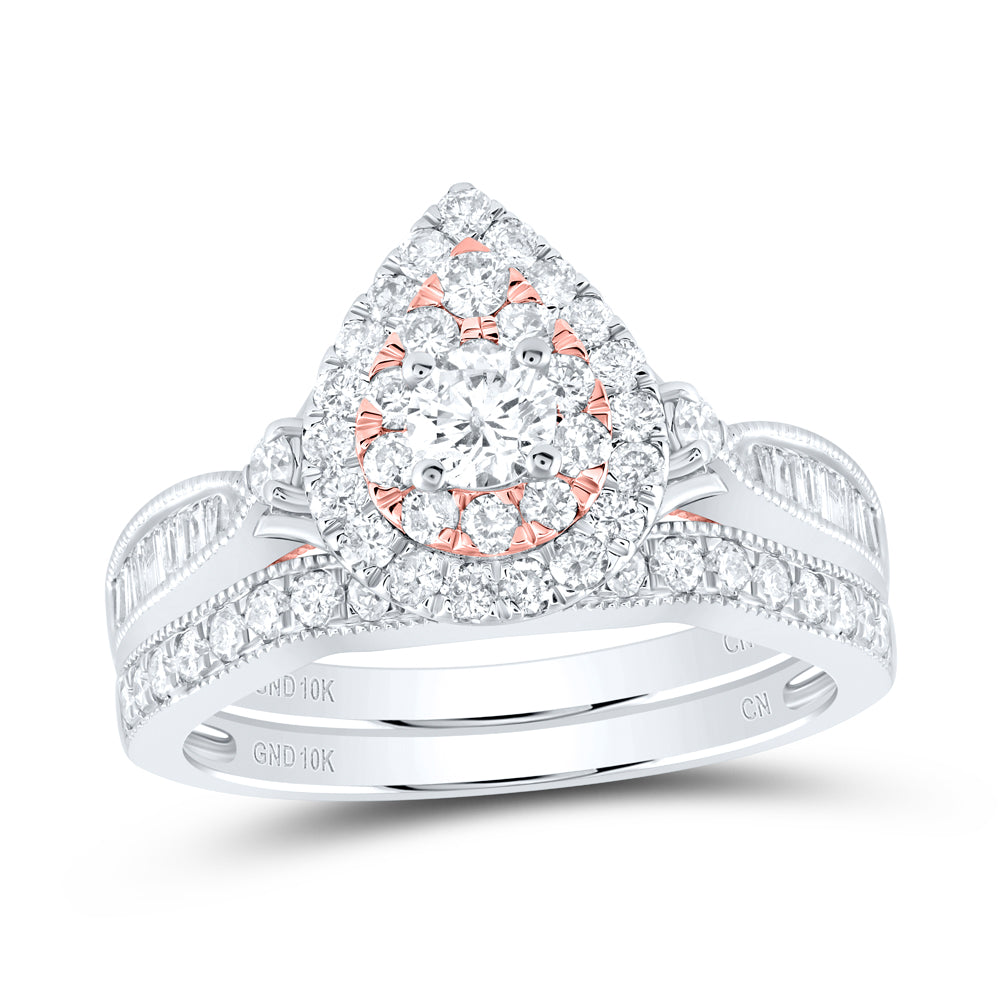 1 CTW-DIA  1/5CTW-CRD  BRIDAL RING CERTIFIED