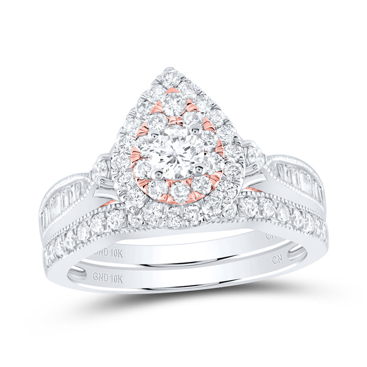 1 CTW-DIA  1/5CTW-CRD  BRIDAL RING CERTIFIED