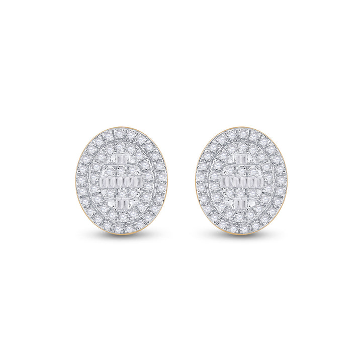 3/8CTW-DIA CN ROUND SHAPE EARRING