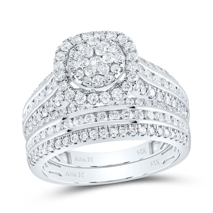 1 1/2CTW-DIA ANA M BRIDAL SET