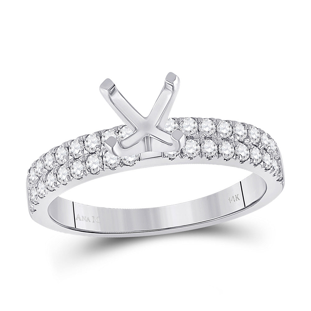 1/2CTW-DIA ANA M SM 7/8CT-CPR BRIDAL SET