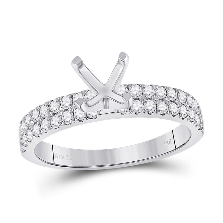 1/2CTW-DIA ANA M SM 7/8CT-CPR BRIDAL SET