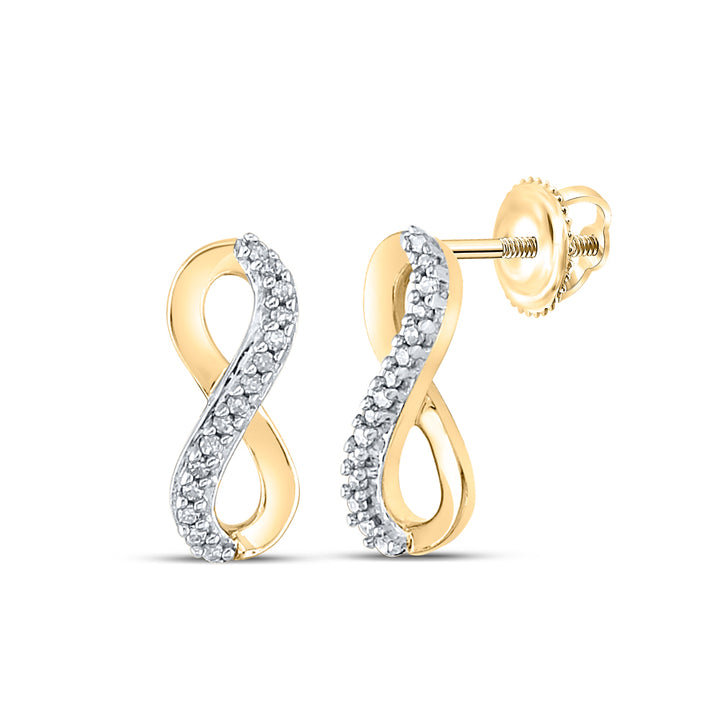 1/20CTW-DIA P2 GIFT INFINITY EARRING