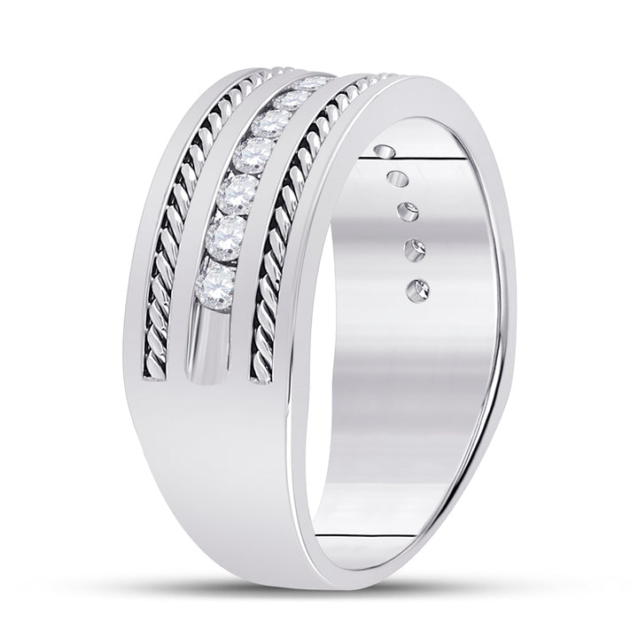 1/2CT-DIA CN TURKISH MENS MACHINE SET BAND