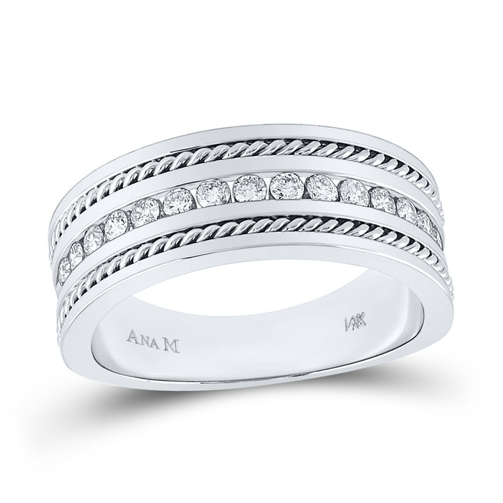 1/2CT-DIA CN TURKISH MENS MACHINE SET BAND