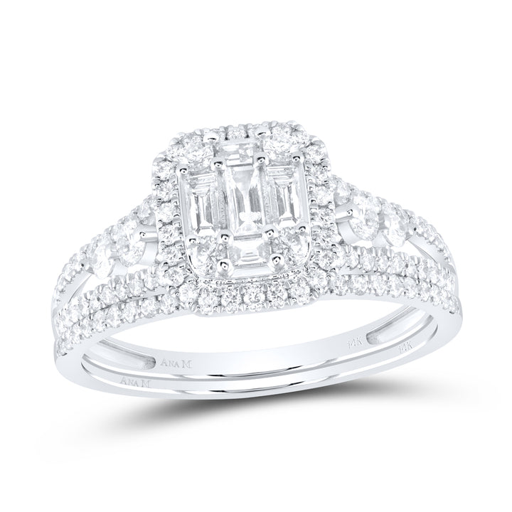 1CT-DIA ANA M DIANA BRIDAL SET