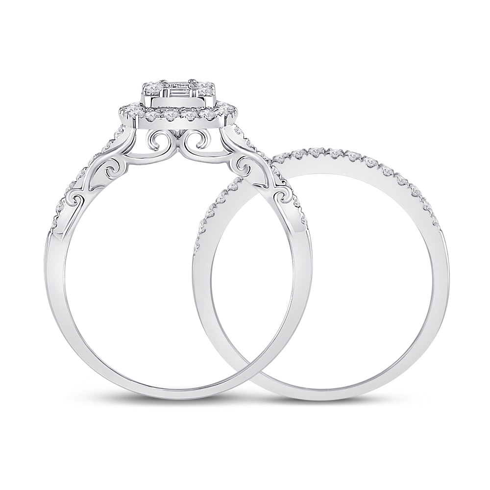 3/4CT-DIA ANA M  DIANA BRIDAL SET SET