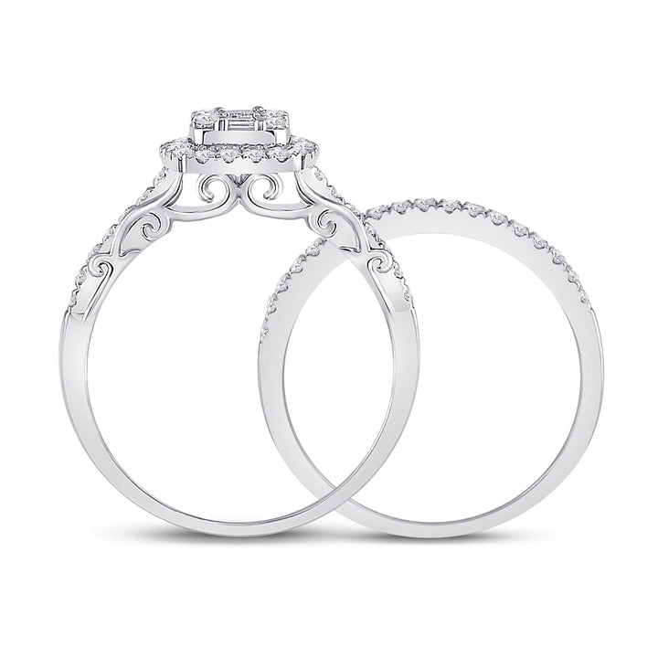 3/4CT-DIA ANA M  DIANA BRIDAL SET SET