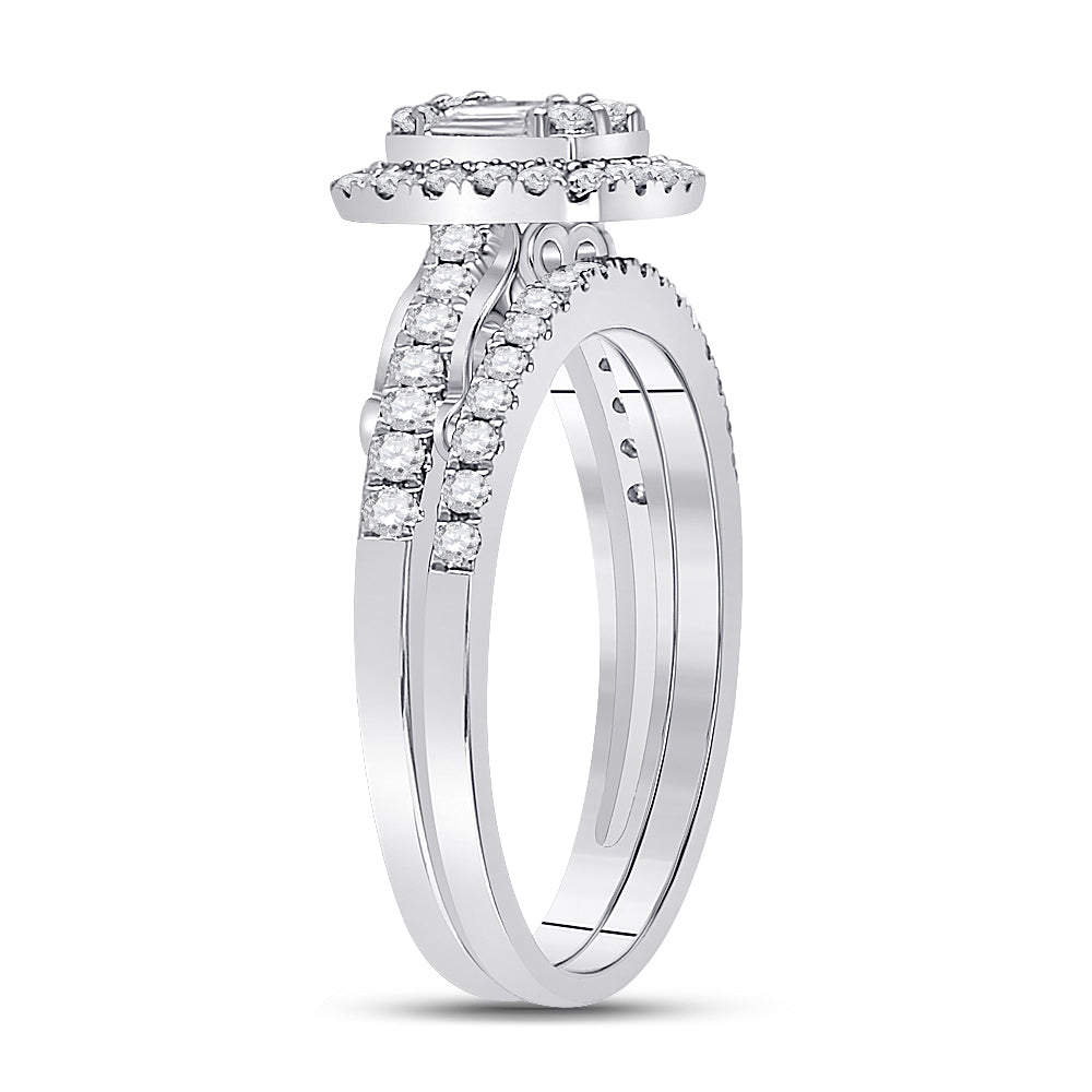 3/4CT-DIA ANA M  DIANA BRIDAL SET SET