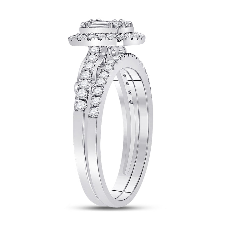 3/4CT-DIA ANA M  DIANA BRIDAL SET SET