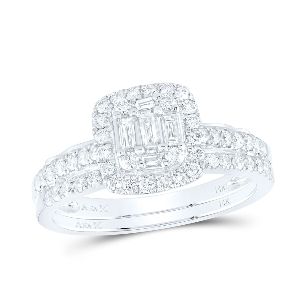 3/4CT-DIA ANA M  DIANA BRIDAL SET SET
