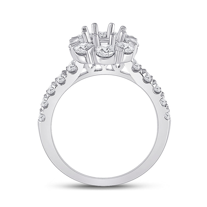 2 3/8CT-DIA ANA M 3/4CT-COVAL BRIDAL RING