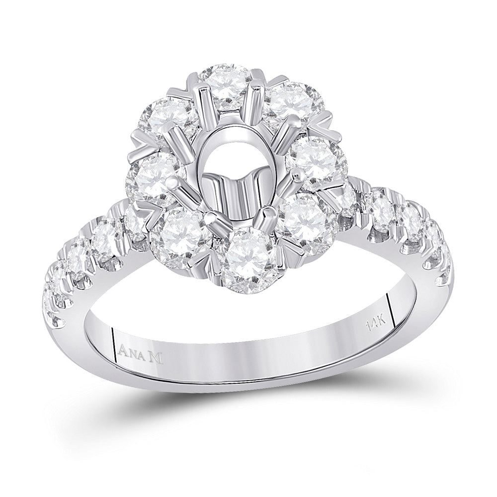 2 3/8CT-DIA ANA M 3/4CT-COVAL BRIDAL RING