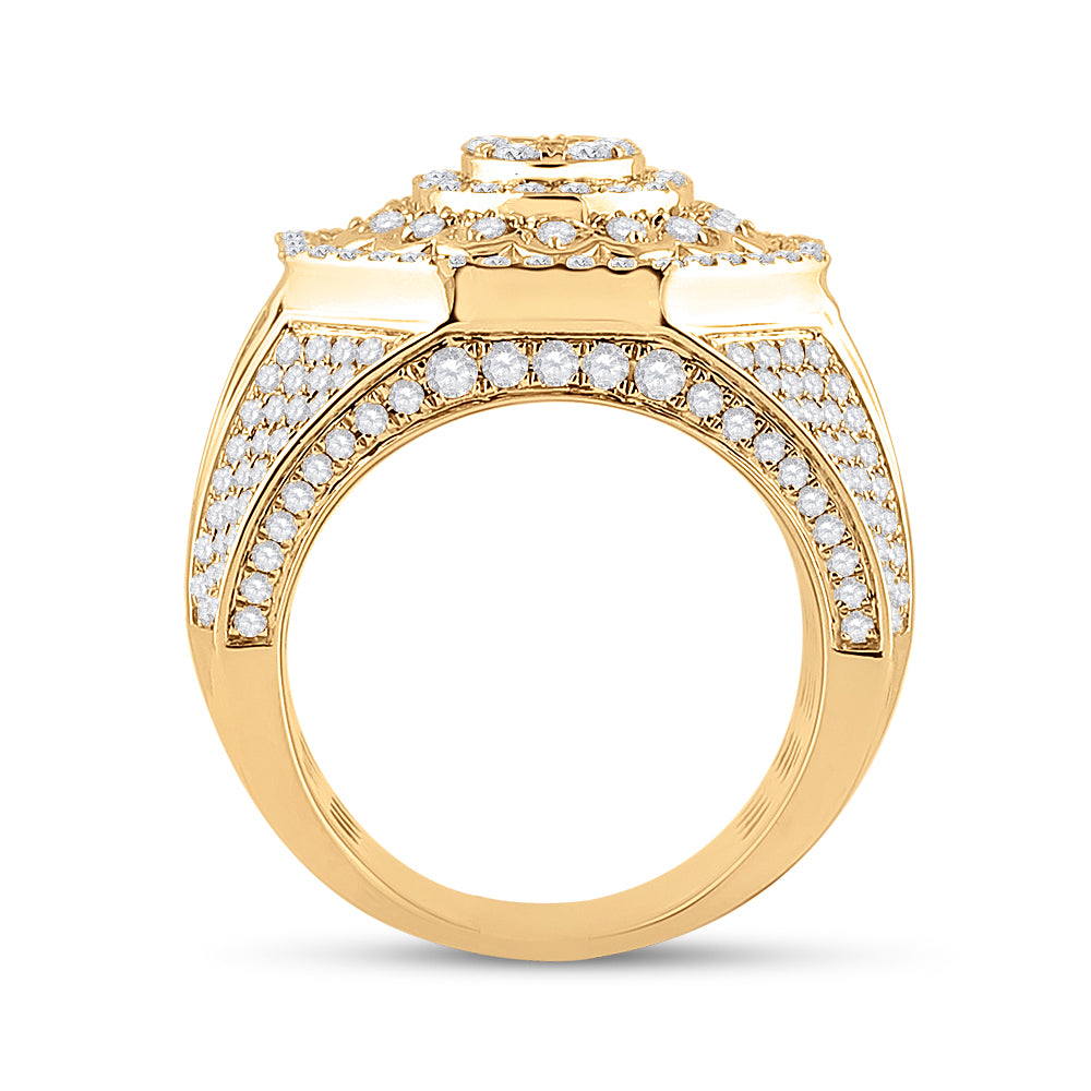 3 1/2CTW-DIA CN MENS RING