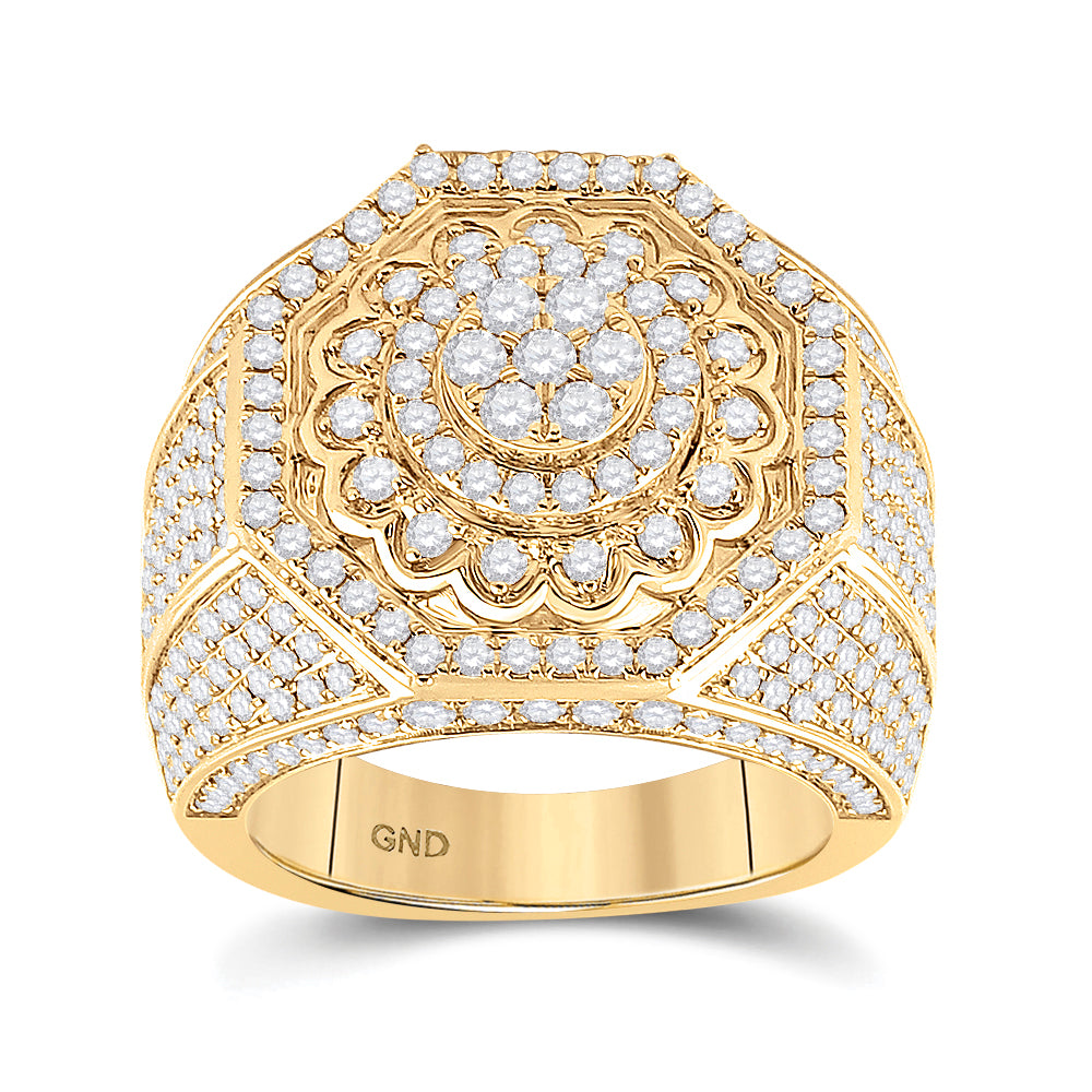 3 1/2CTW-DIA CN MENS RING