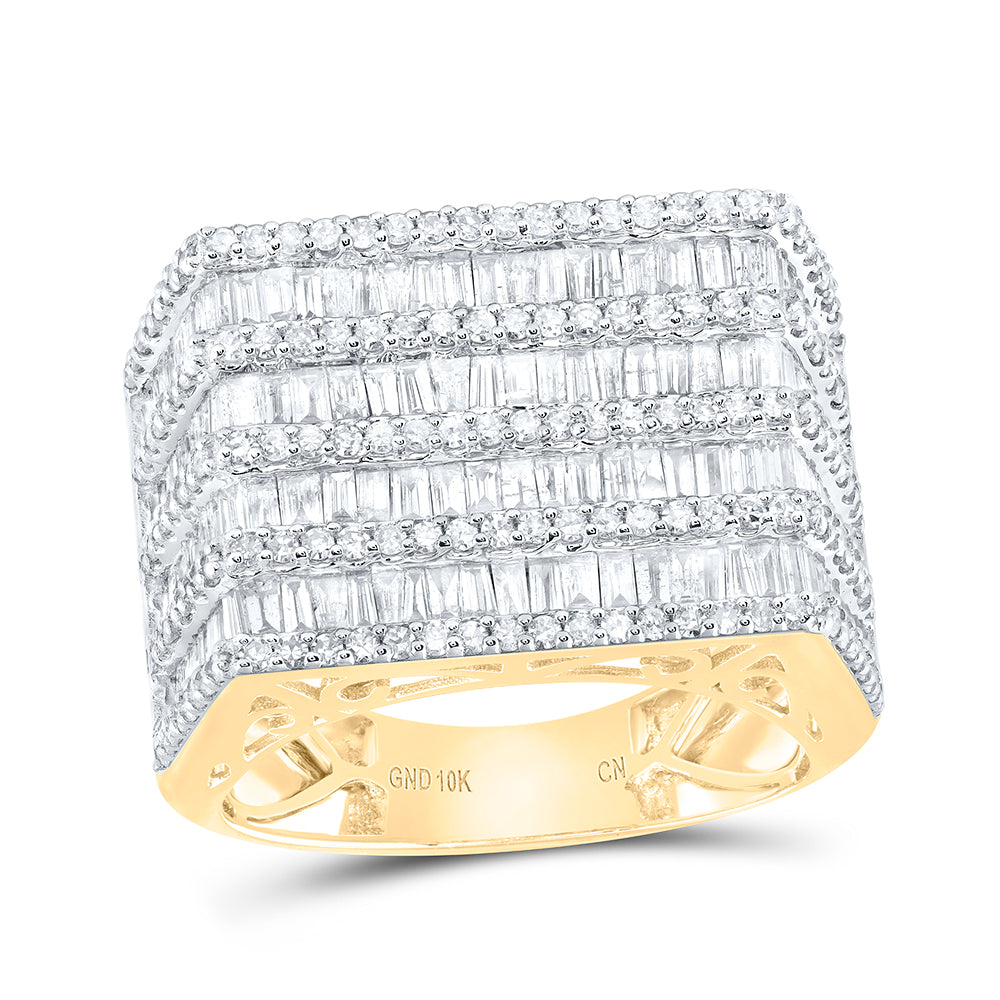 3 CTW-DIA CN MENS RING