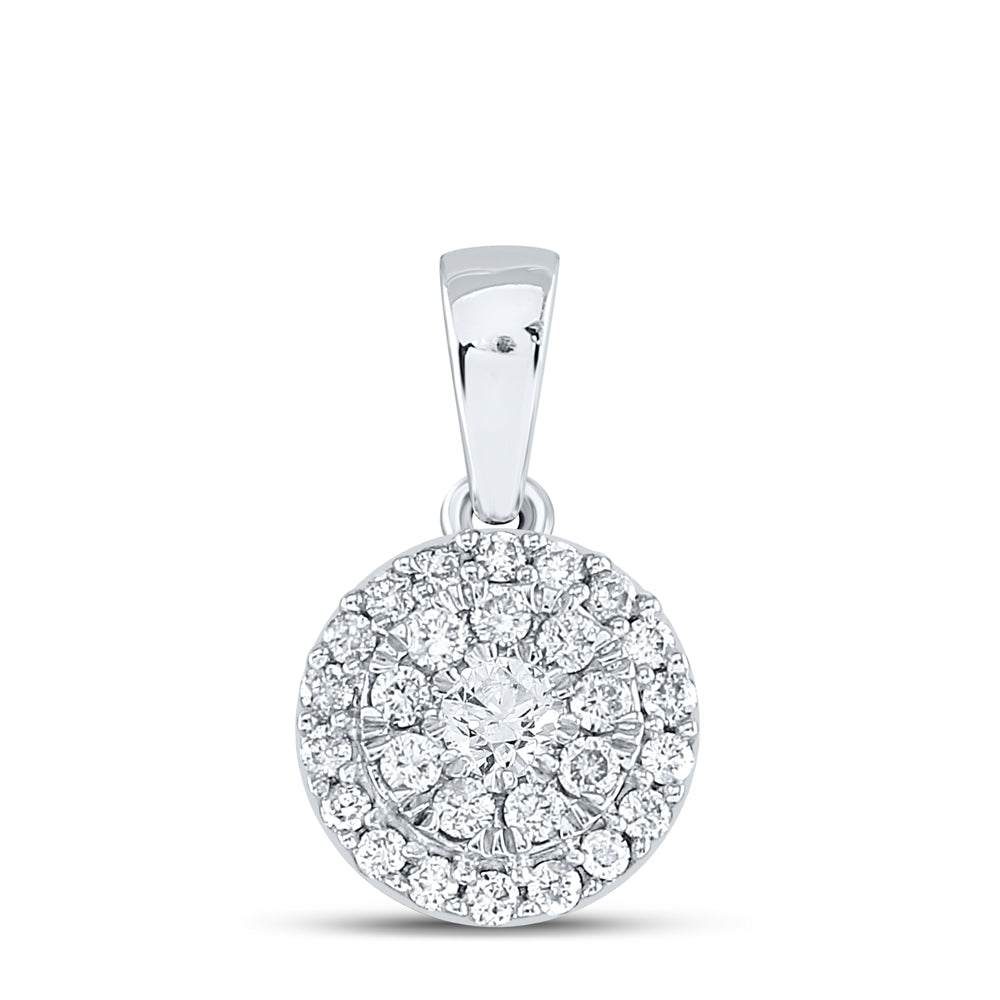 1/4CT-DIA CN FASHION CIRCLE PENDANT