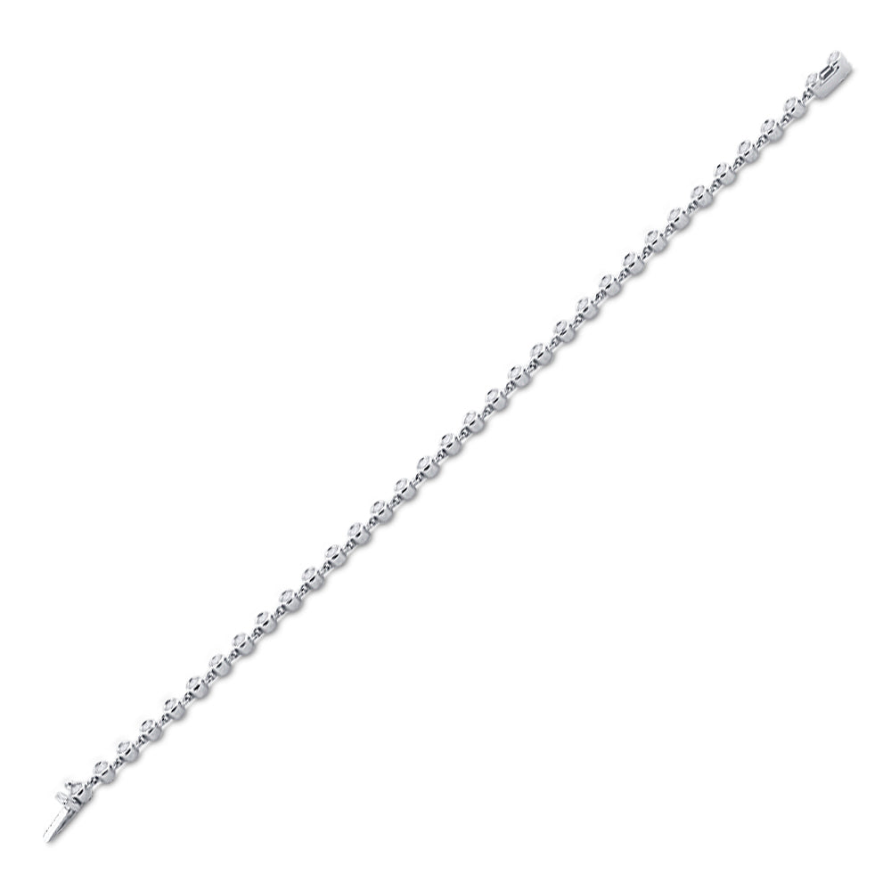 14kt White Gold Women's Diamond Bracelet 1-3/4 ctw