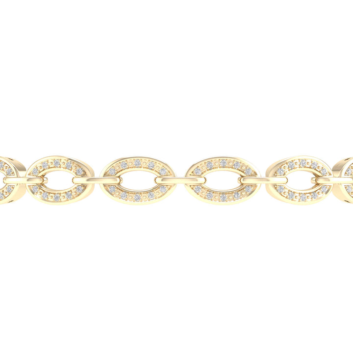 10kt Yellow Gold Women's Diamond Bracelet 3/8 ctw