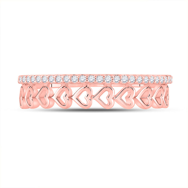 1/6CT-DIA CN FASHION  STACKBLE BAND