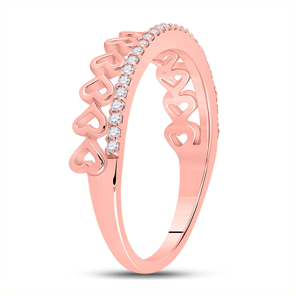 1/6CT-DIA CN FASHION  STACKBLE BAND