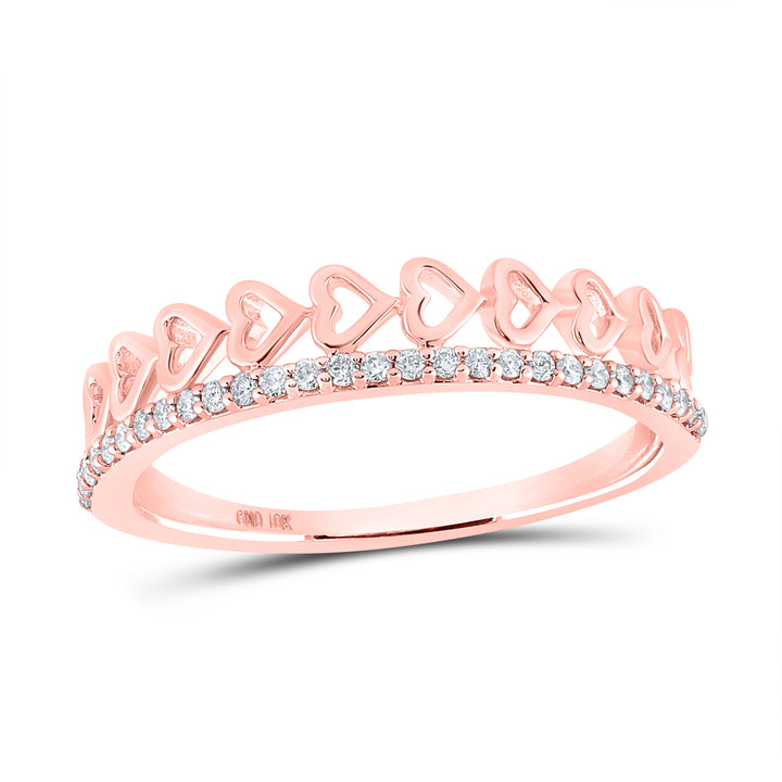 1/6CT-DIA CN FASHION  STACKBLE BAND