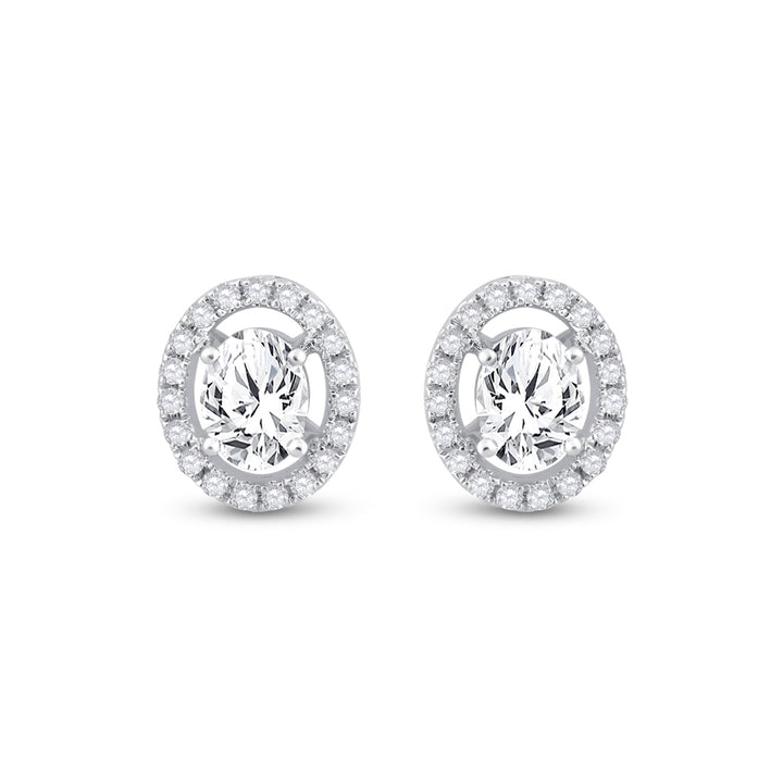 1 1/4CT-DIA ANA M  2*1/2CT-OVAL EARRING