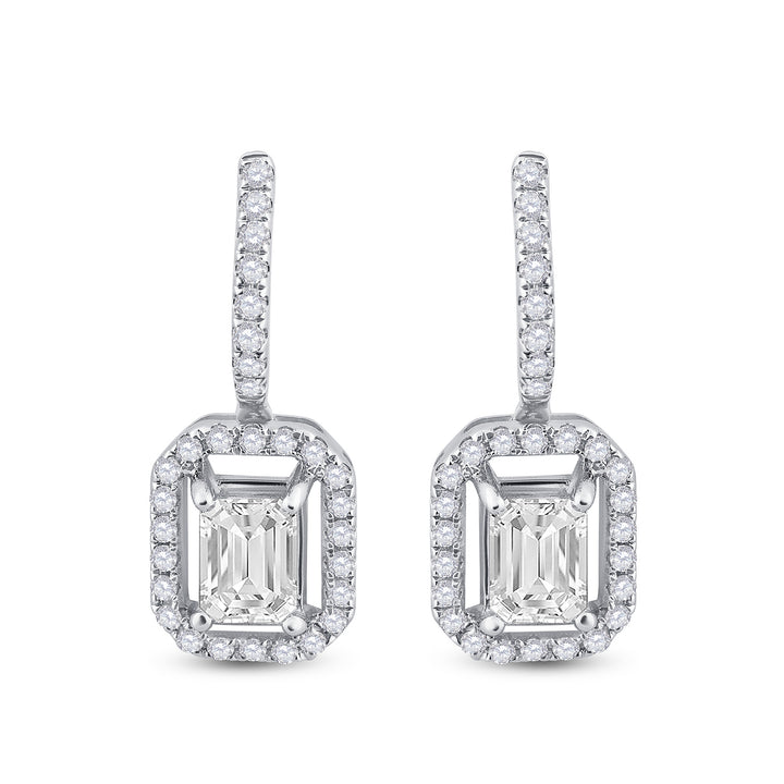 1 1/4CT-DIA ANA M  2*1/2CT-EME EARRING