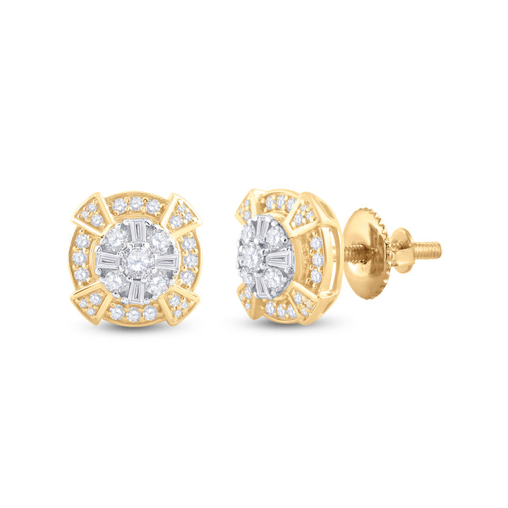 3/4CTW-DIA CN FASHION ROUND EARRING