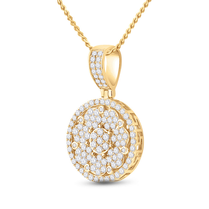3CT-DIA CN MICRO-PAVE MENS CHARM