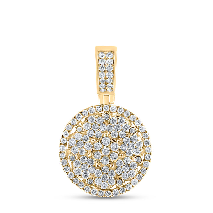 3CT-DIA CN MICRO-PAVE MENS CHARM