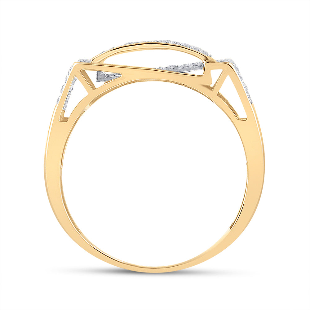 1/2CT-DIA P1P2 MENS RING