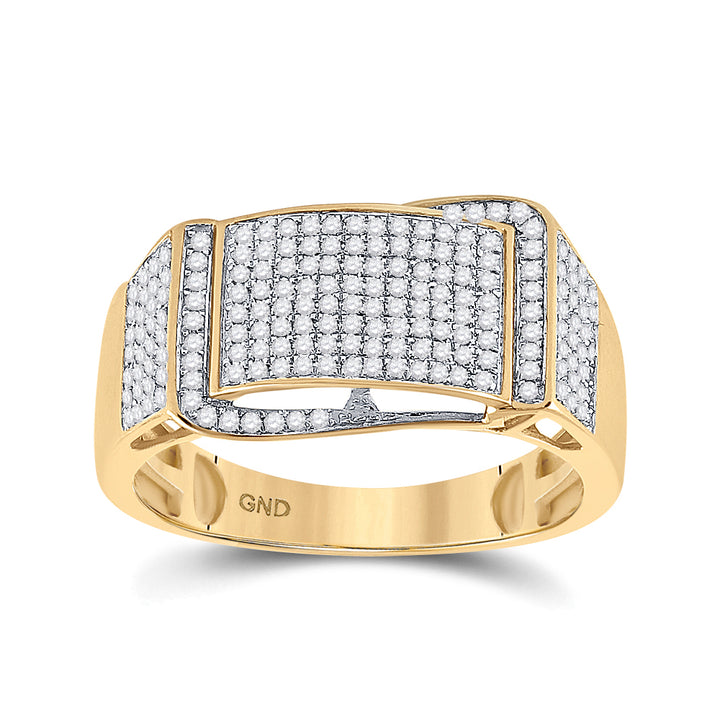 1/2CT-DIA P1P2 MENS RING