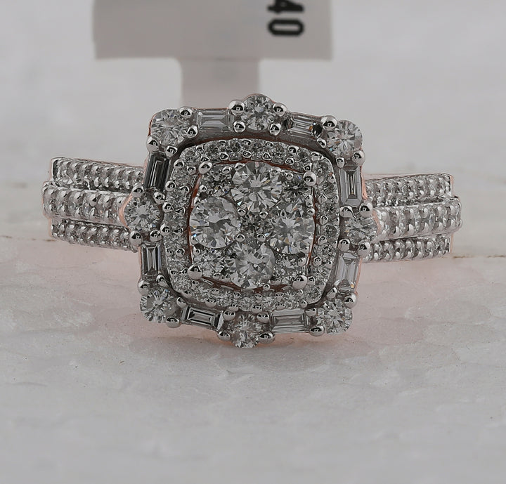 1 CT-DIA CN FASHION RING