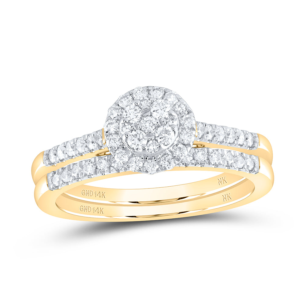1/2CT-DIA NK LADIES BRIDAL SET