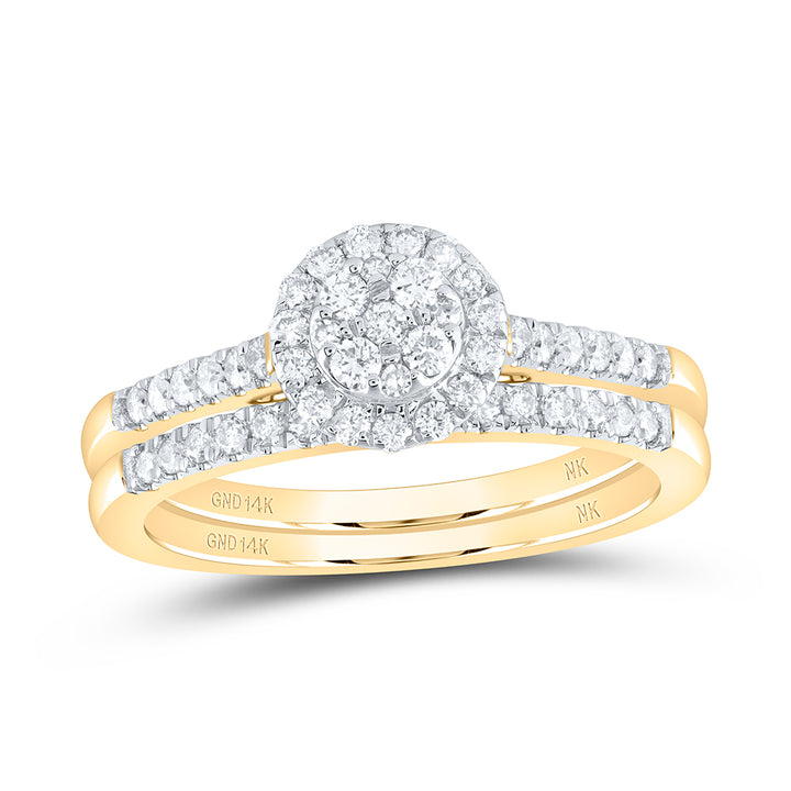 1/2CT-DIA NK LADIES BRIDAL SET