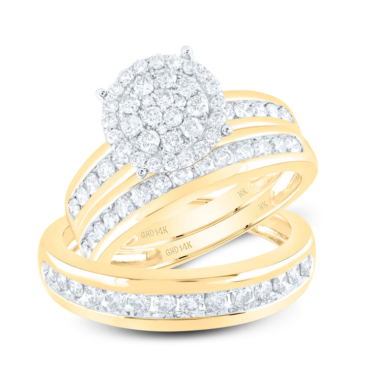 1 1/2CT-DIA NK LADIES HIGH TRIO SET