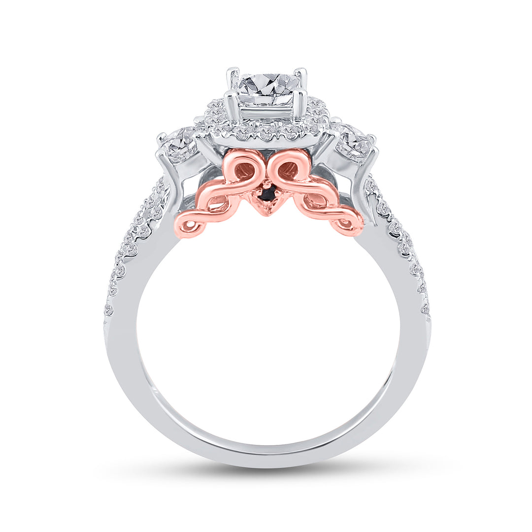 1 1/2CT-DIA ANA M 1/2CT-CPR 2*1/5CT-SRD BELLISIMO BRIDAL SET