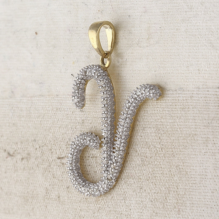 1/6CT-DIA P3 GIFT INITIAL "Y" PENDANT