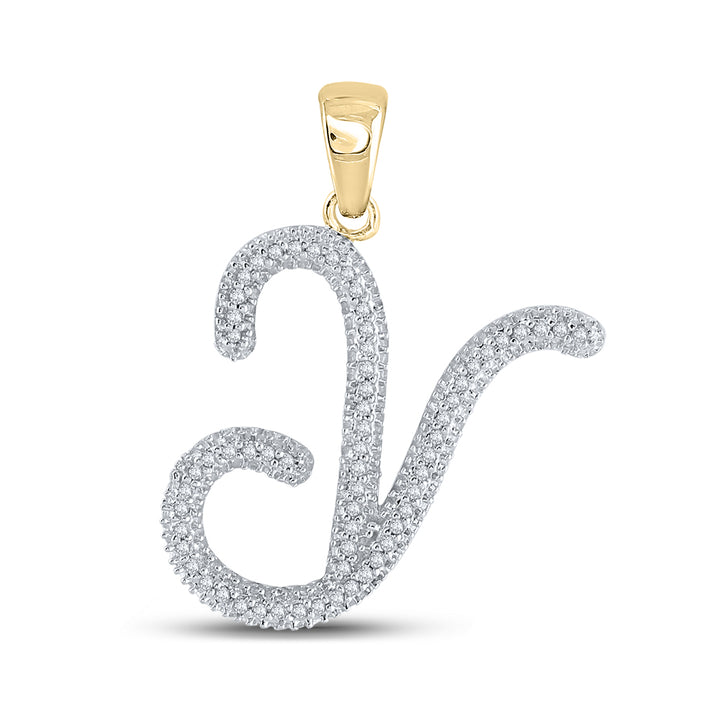 1/6CT-DIA P3 GIFT INITIAL "Y" PENDANT