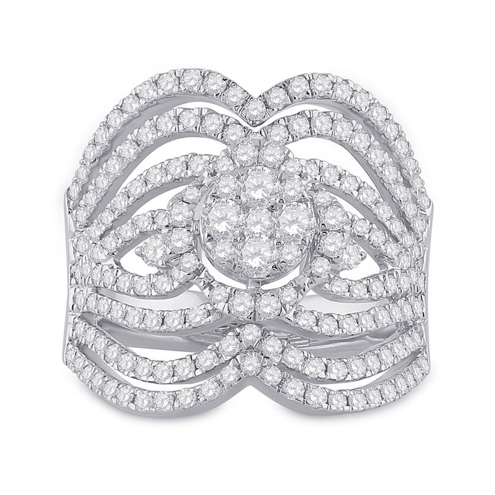 1 3/4CT-DIA ANA M FASHION RING