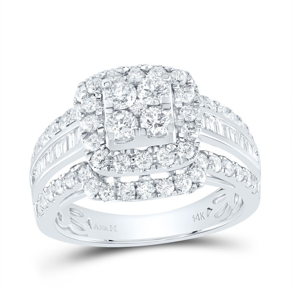 1 3/4CT-DIA ANA M BRIDAL RING