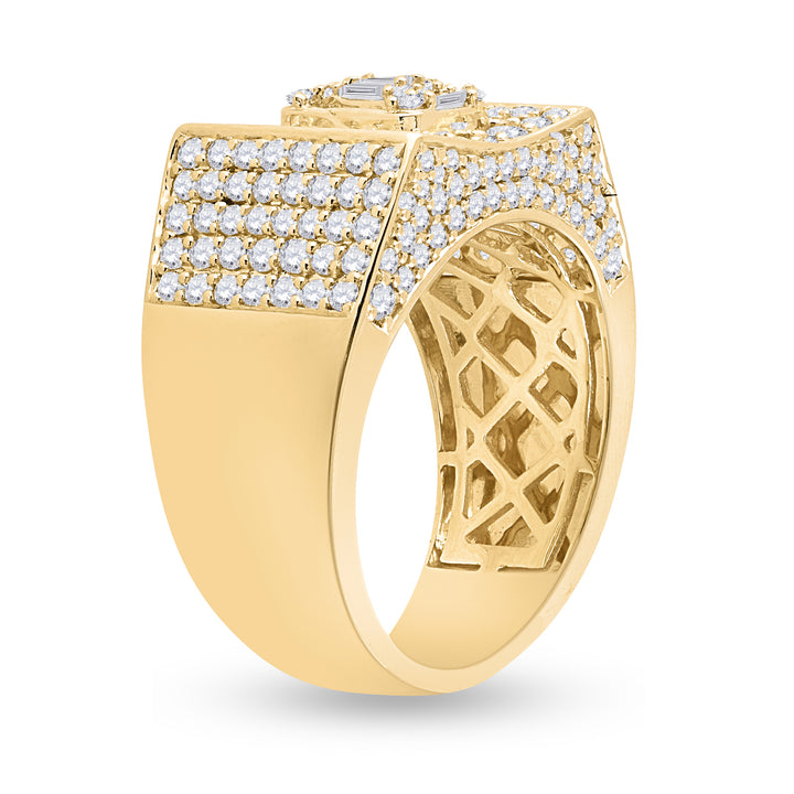 2 3/4CT-DIA ANA M MENS RING