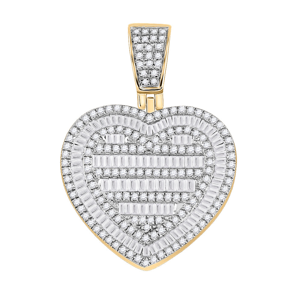 1 1/3CTW-DIA P1P2 HEART PENDANT