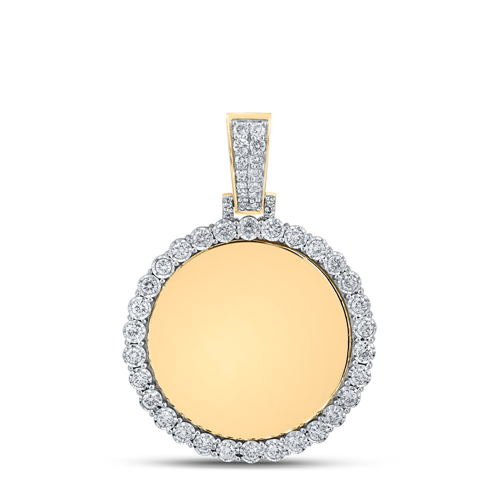 3/4CT-DIA NK MENS MEMORY CHARM