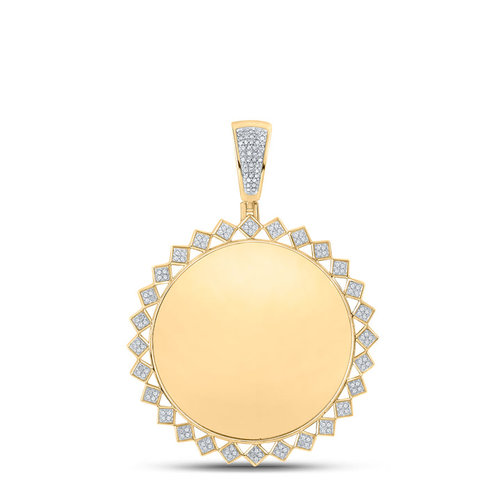 1/2CTW-DIA P1P2 MEMORY MENS CHARM