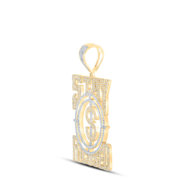 2 3/4CTW-DIA CN Stay Focused MENS CHARM
