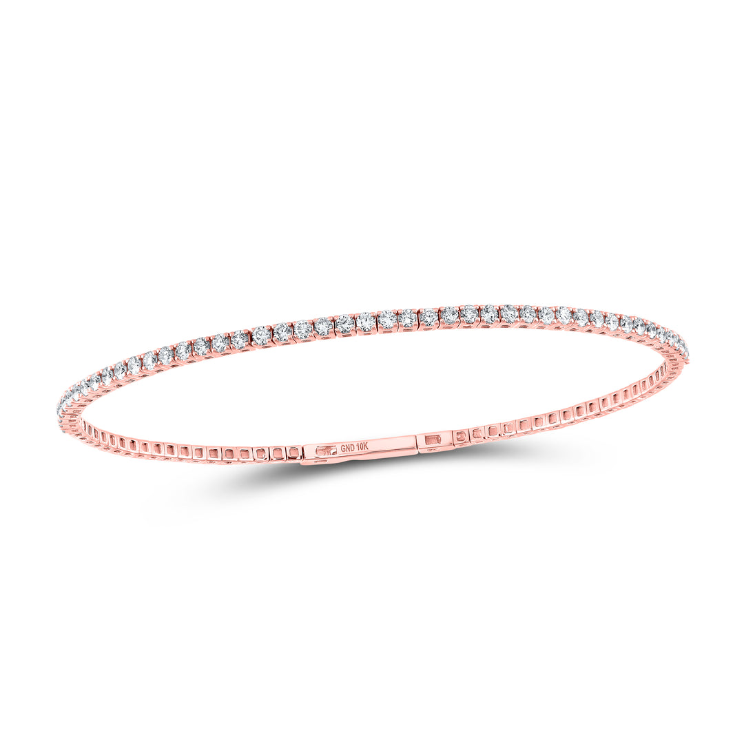 1 1/3CTW-DIA ANA M (190MM) FLEXIBLE TENNIS BANGLE (66X54MM)