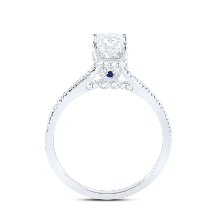 1CTW-DIA ANA M 3/4CT-PR ENGAGEMENT RING