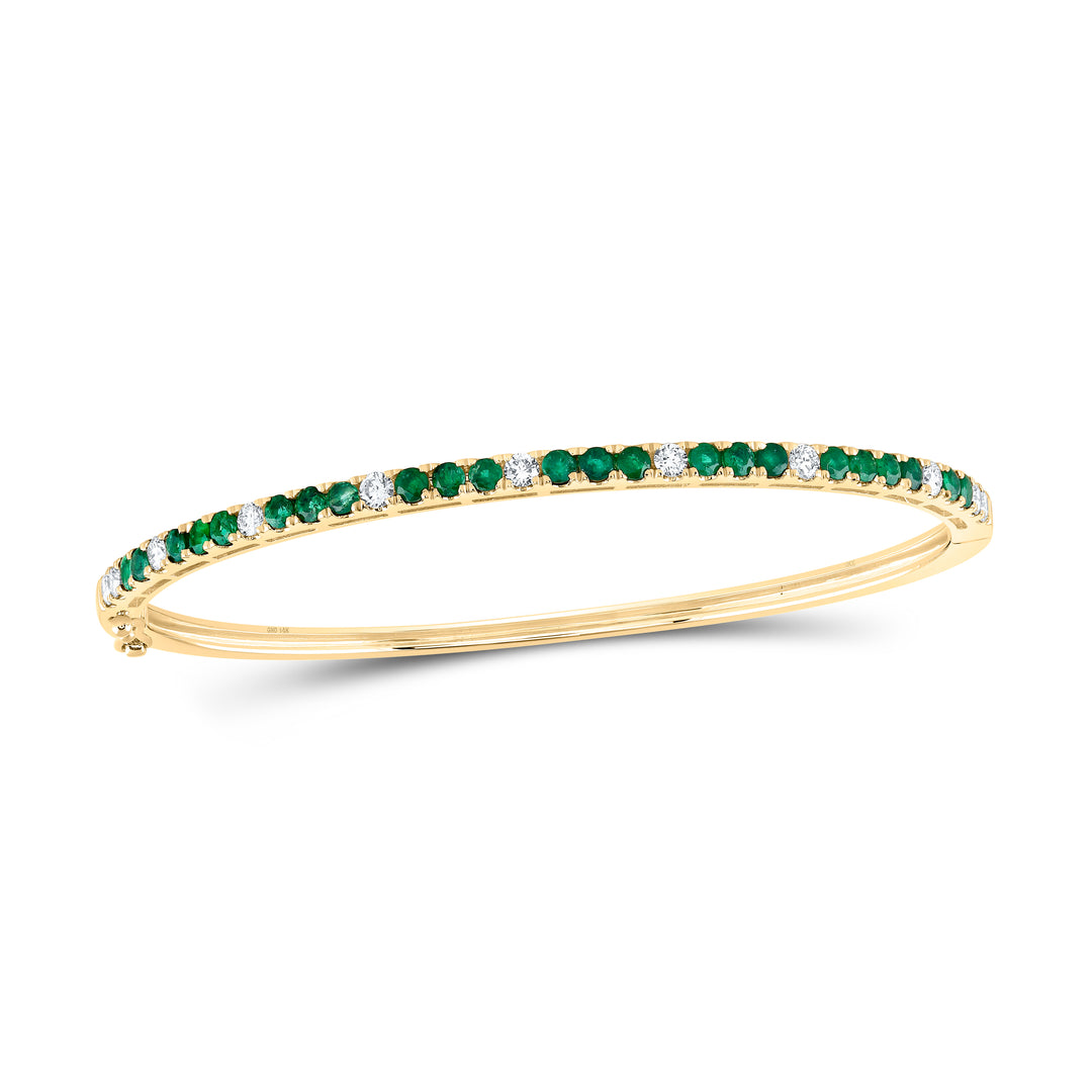 14kt Yellow Gold Diamond Bangle 2 ctw